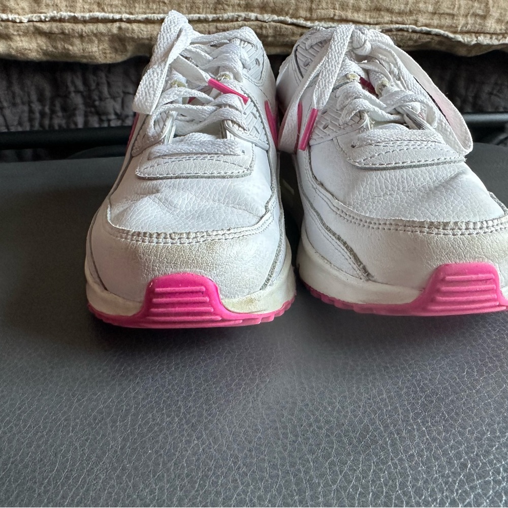 White and Pink Nike Airmax Sneakers - Picture 5 of 8